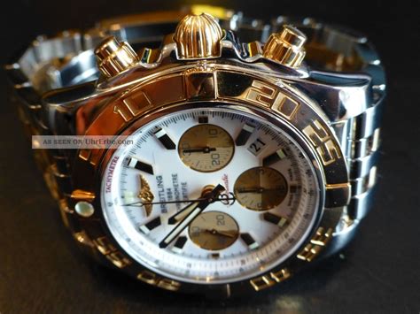 breitling chronomat b01 stahl gold